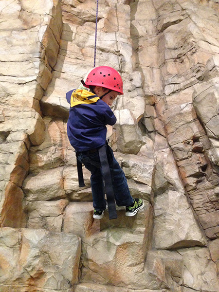 Rock climbing at Base Camp